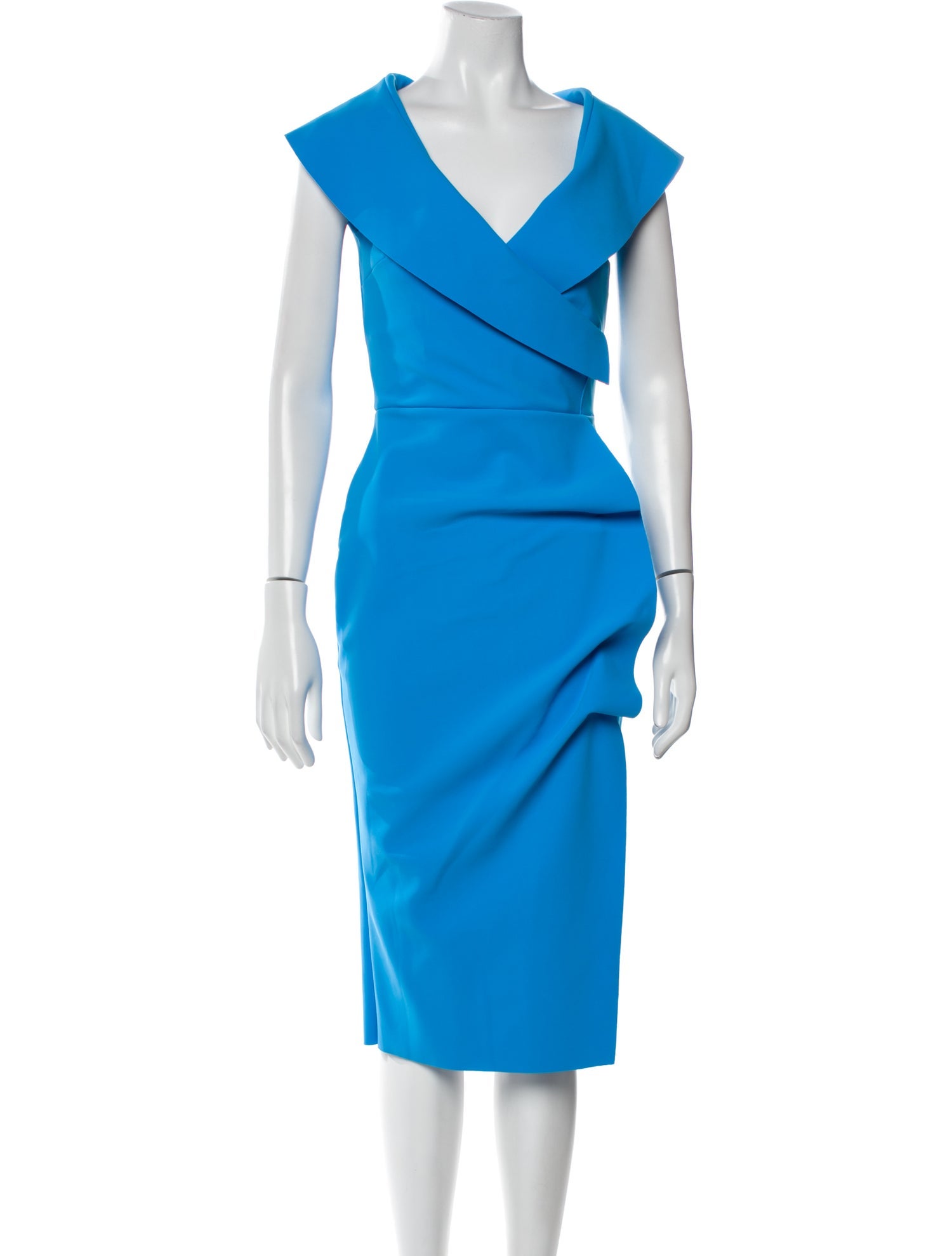 La Petite Robe di Chiara Boni Neoprene Midi Length Dress