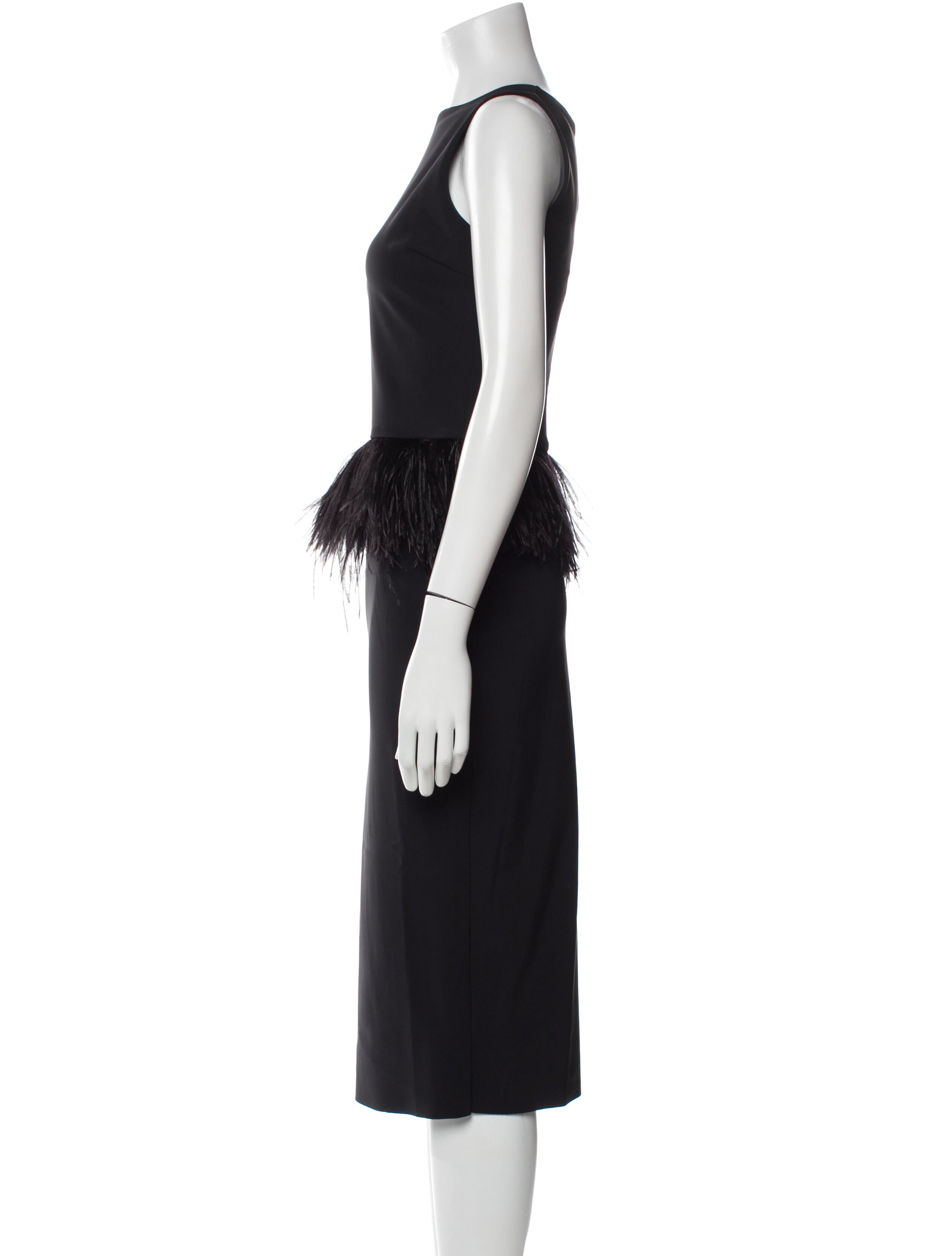 La Petite Robe di Chiara Boni Bateau Neckline Midi Length Dress w/ Tags
