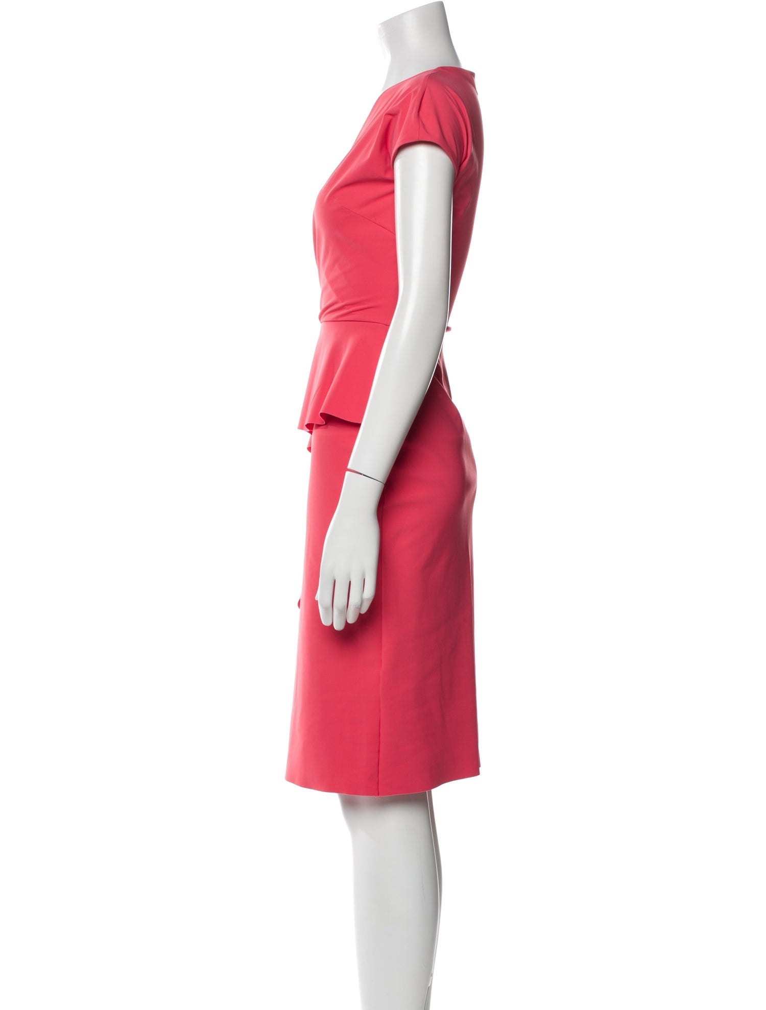 La Petite Robe di Chiara Boni V-Neck Knee-Length Dress