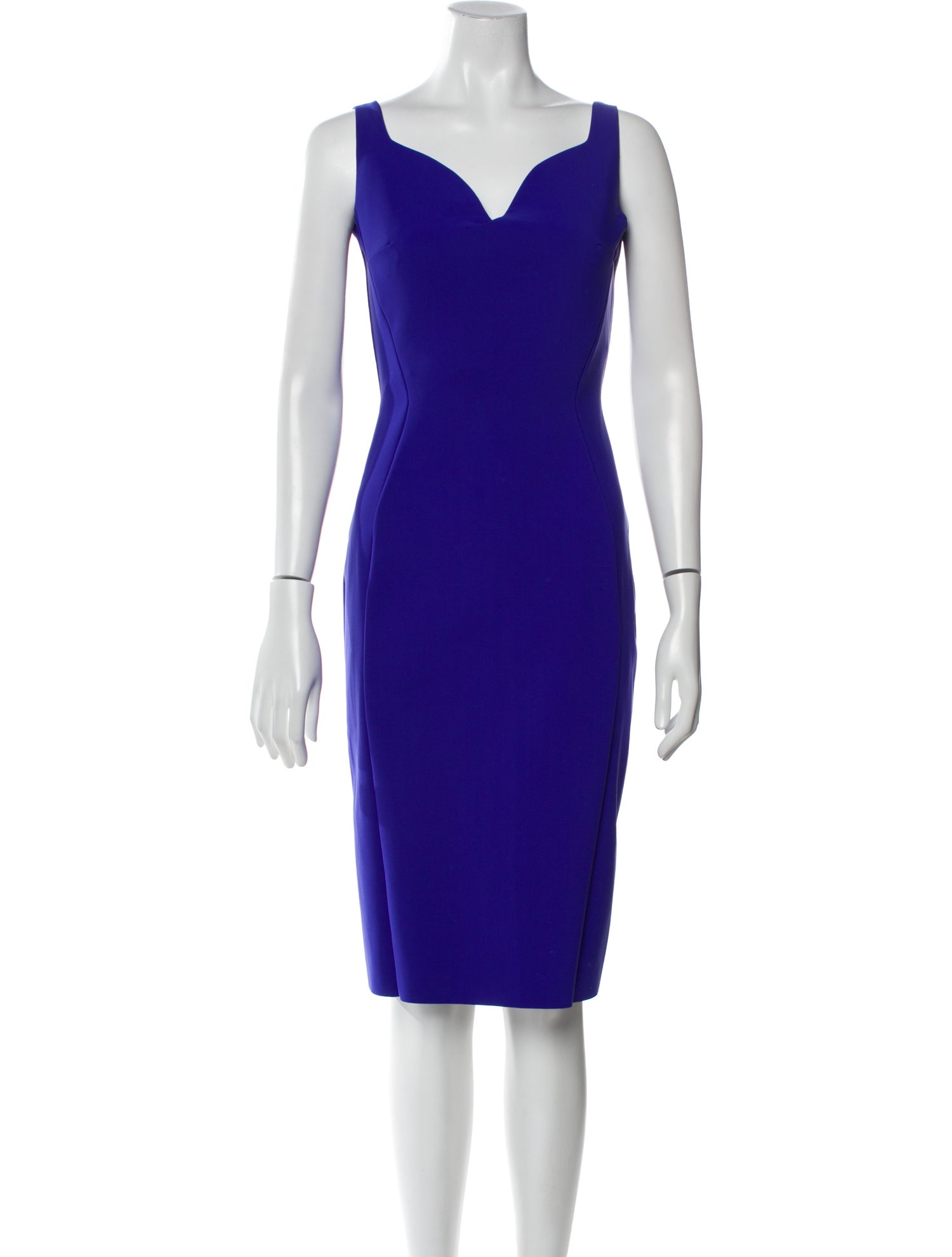 La Petite Robe di Chiara Boni V-Neck Knee-Length Dress