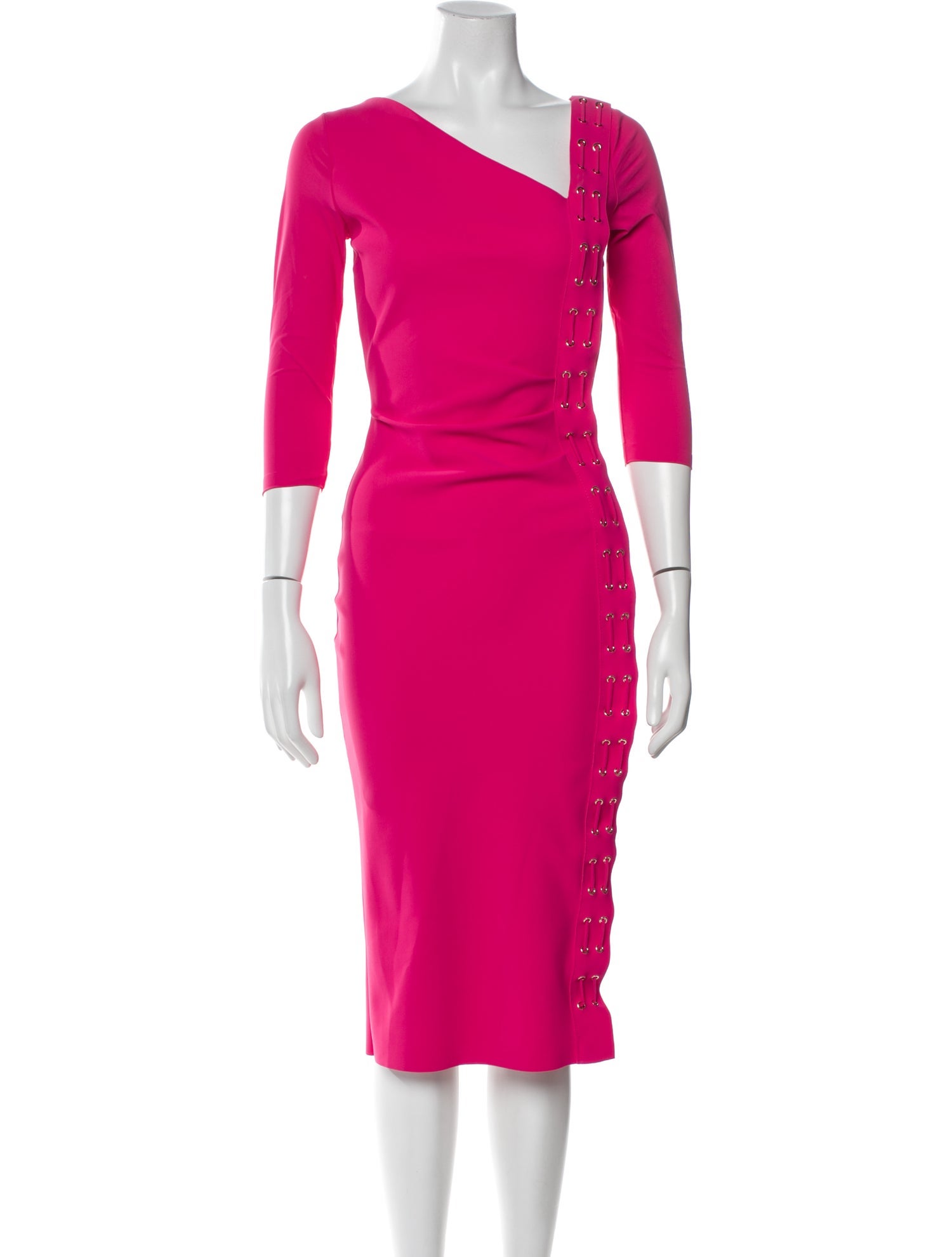 La Petite Robe di Chiara Boni V-Neck Midi Length Dress