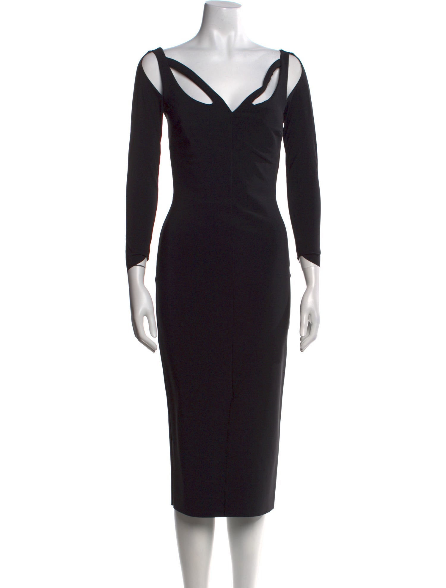 La Petite Robe di Chiara Boni V-Neck Midi Length Dress