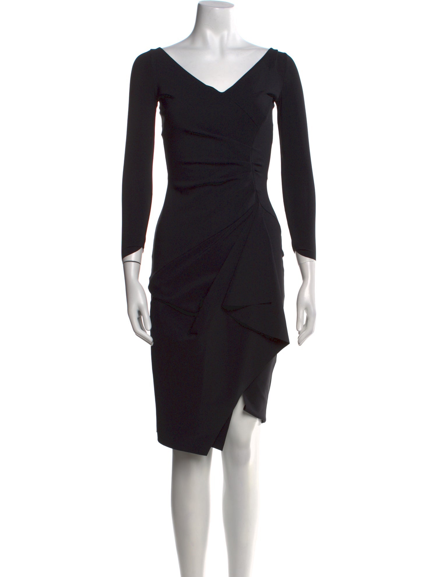 La Petite Robe di Chiara Boni V-Neck Knee-Length Dress