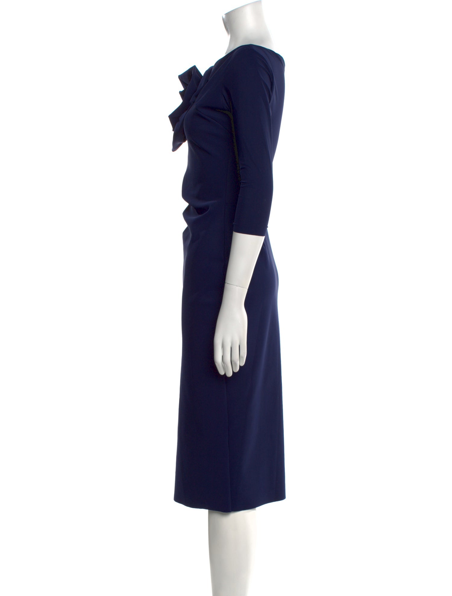 La Petite Robe di Chiara Boni Bateau Neckline Midi Length Dress