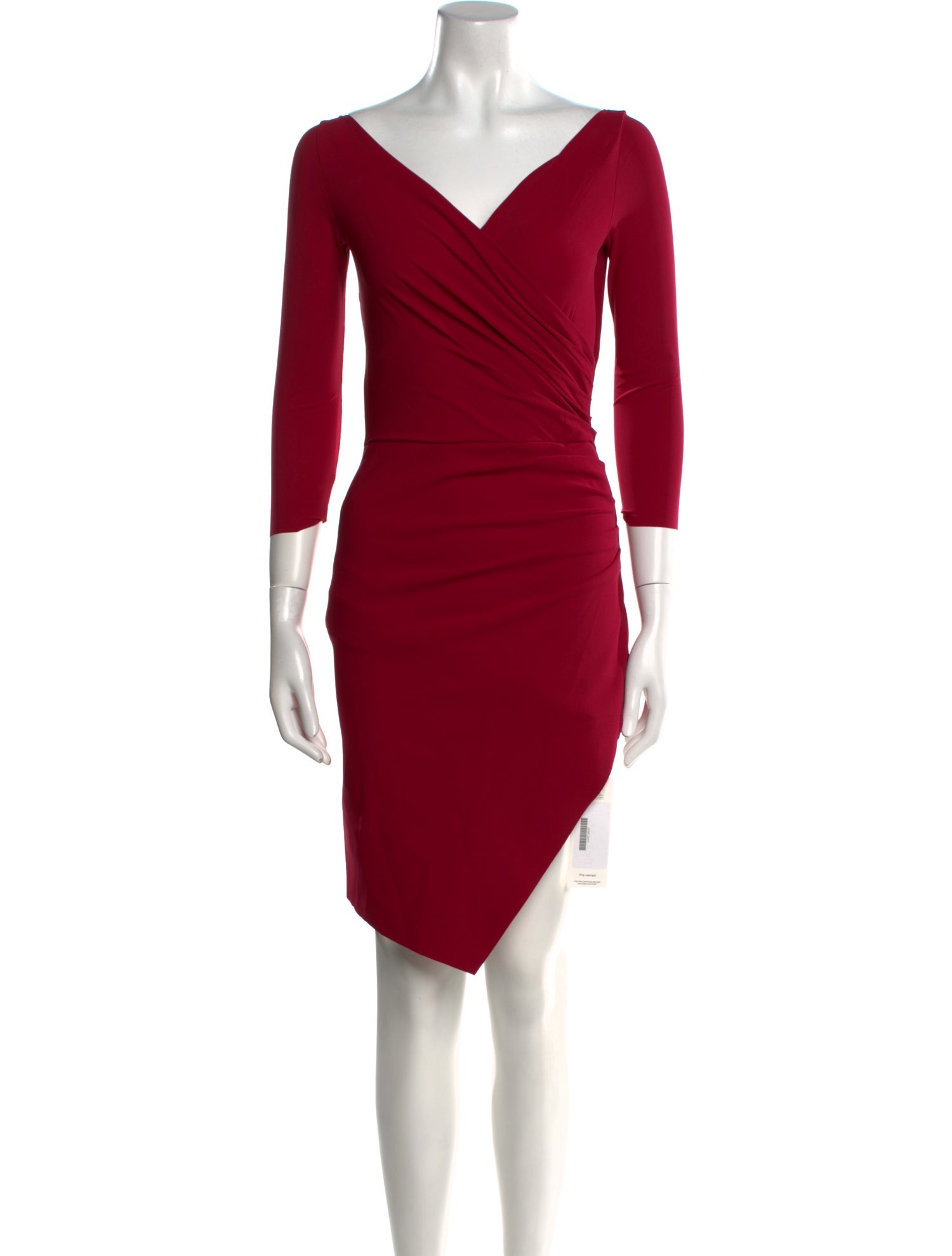 La Petite Robe di Chiara Boni V-Neck Knee-Length Dress