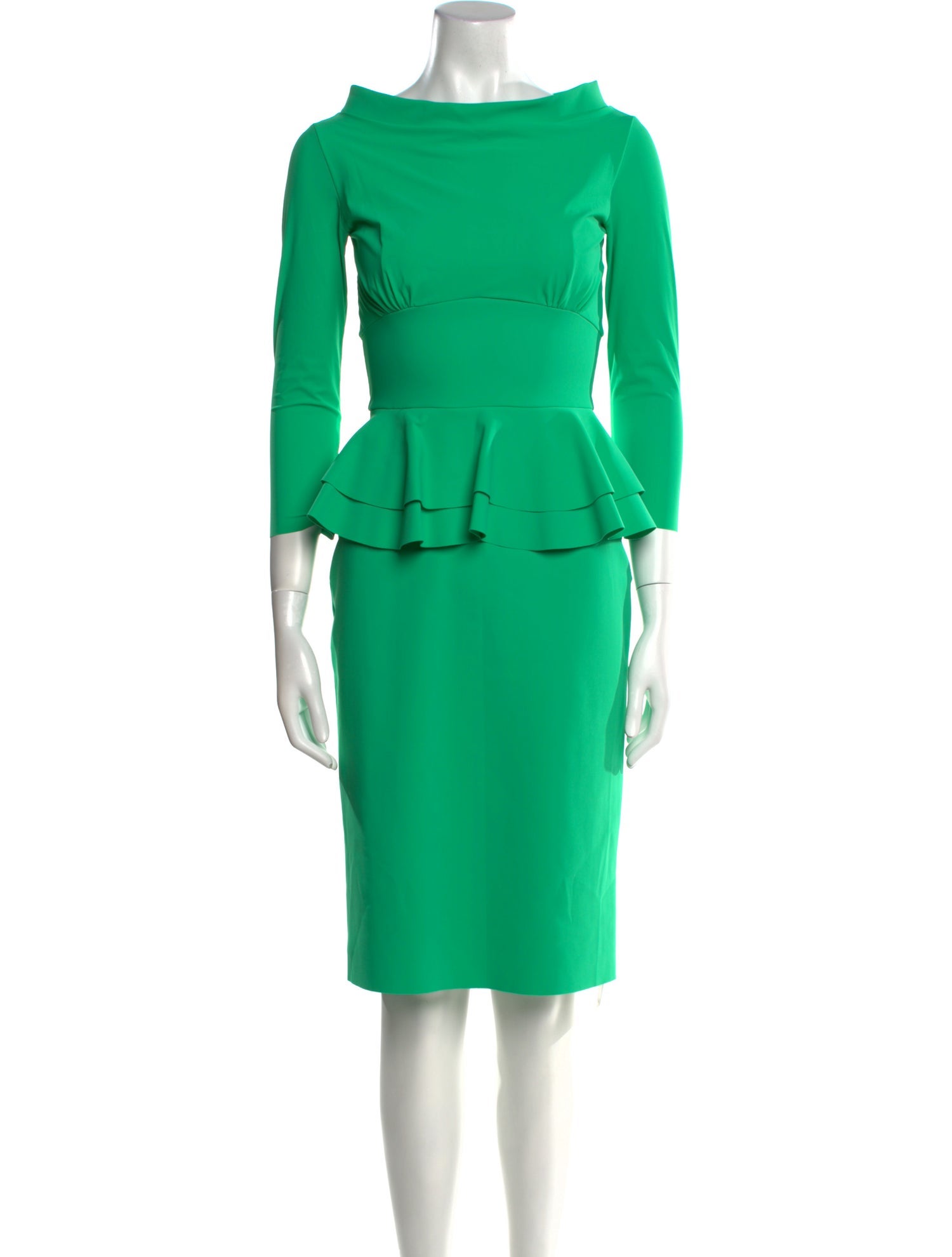 La Petite Robe di Chiara Boni Bateau Neckline Knee-Length Dress