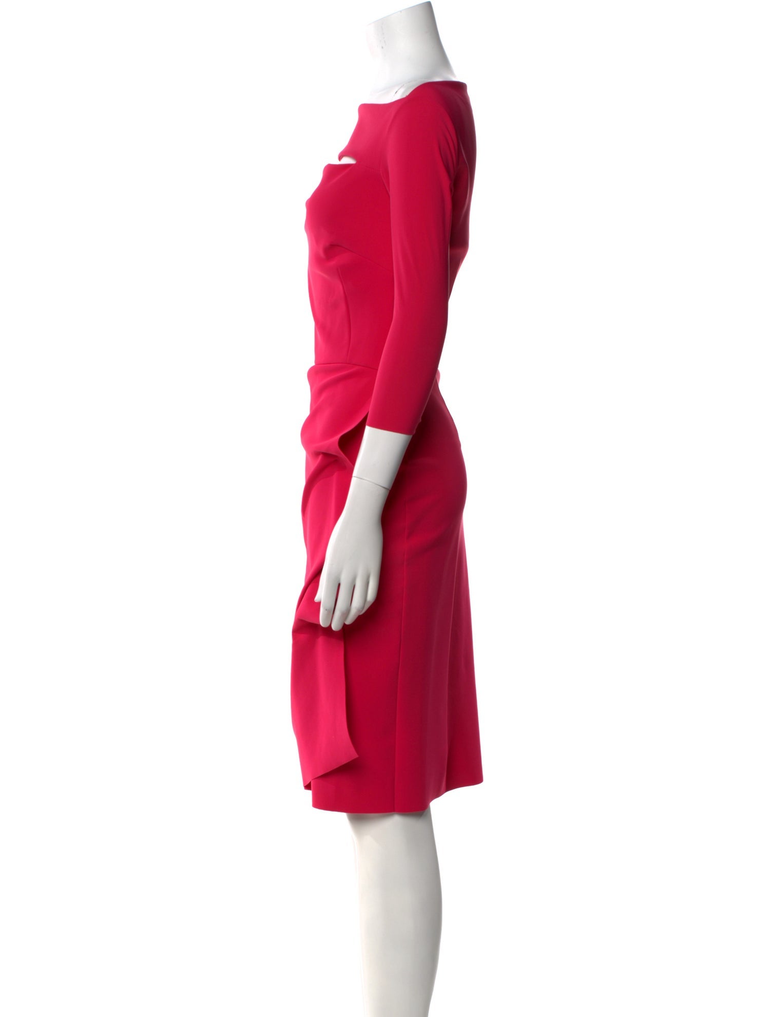 La Petite Robe di Chiara Boni Bateau Neckline Knee-Length Dress