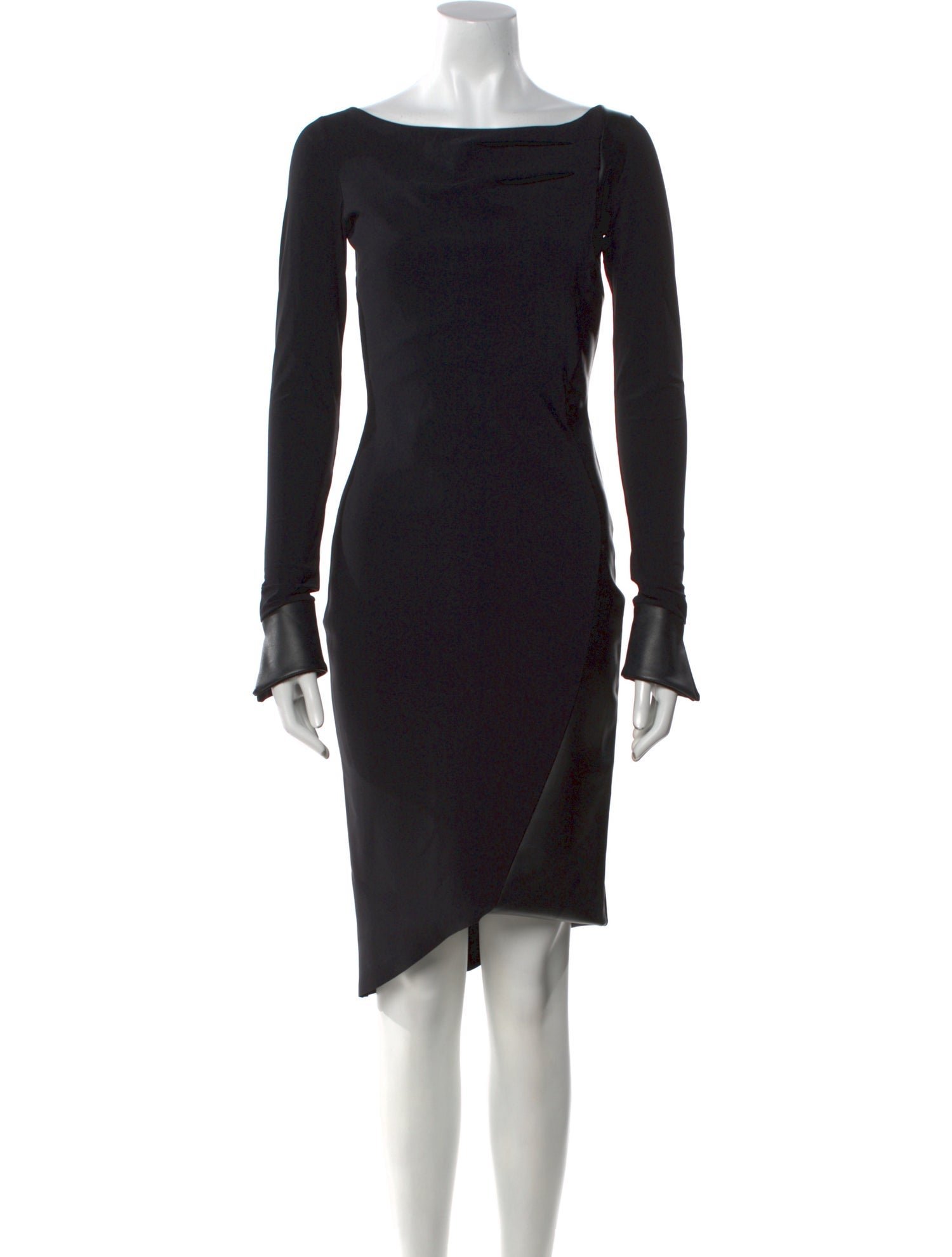 La Petite Robe di Chiara Boni Bateau Neckline Knee-Length Dress