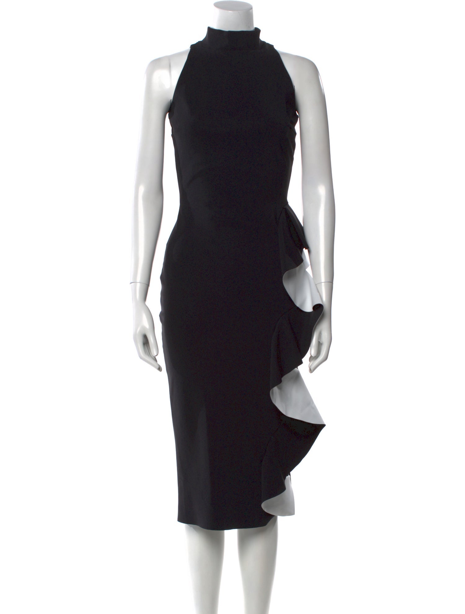 La Petite Robe di Chiara Boni Mock Neck Midi Length Dress