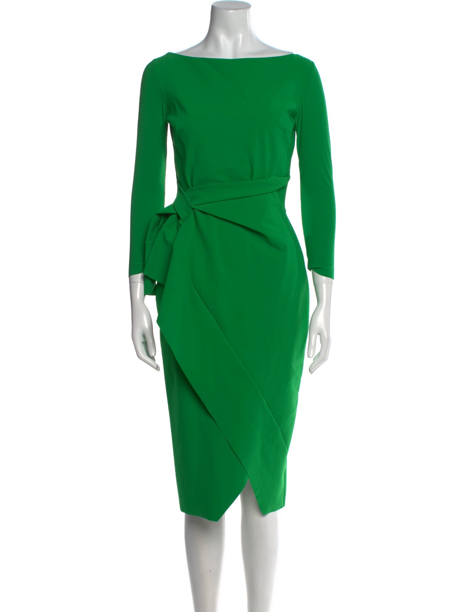 La Petite Robe di Chiara Boni Bateau Neckline Midi Length Dress