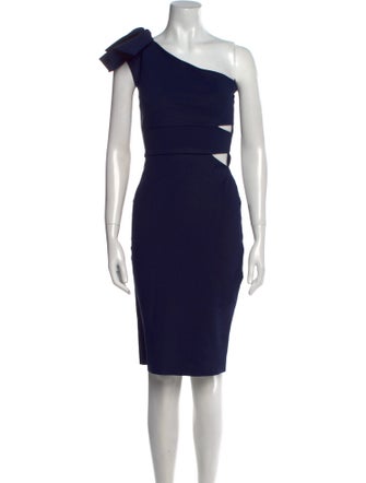 La Petite Robe di Chiara Boni One-Shoulder Knee-Length Dress