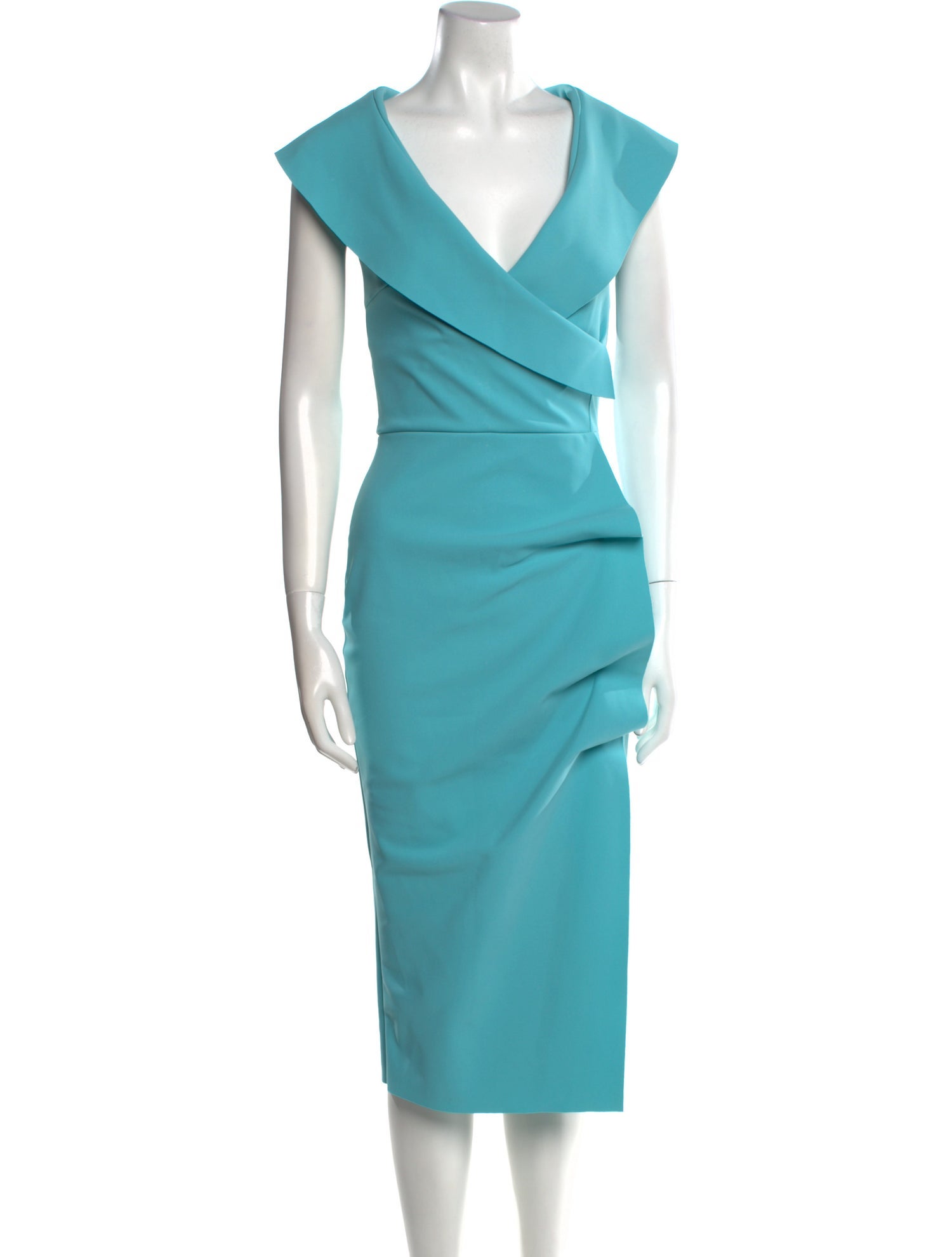 La Petite Robe di Chiara Boni V-Neck Midi Length Dress