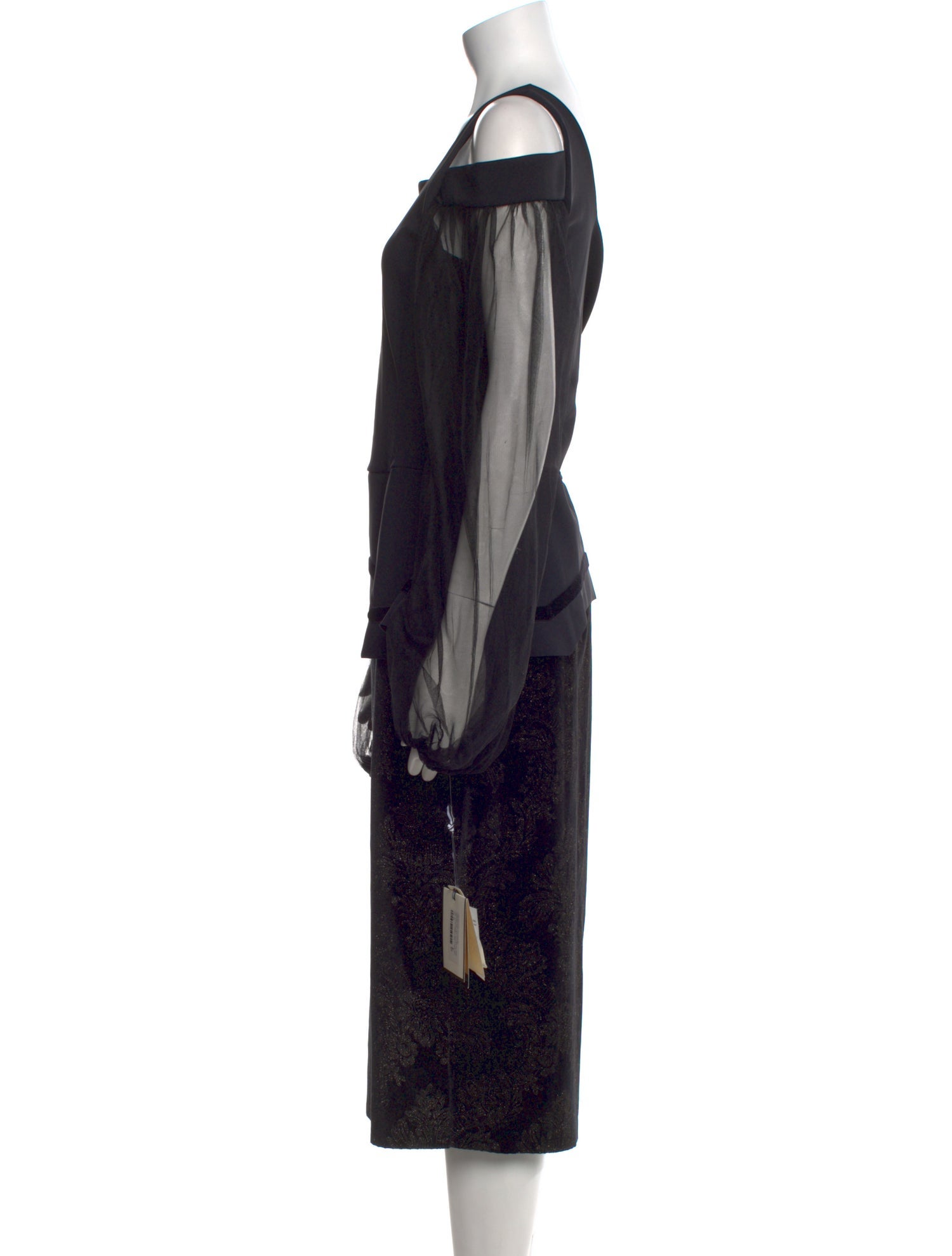 La Petite Robe di Chiara Boni Square Neckline Midi Length Dress