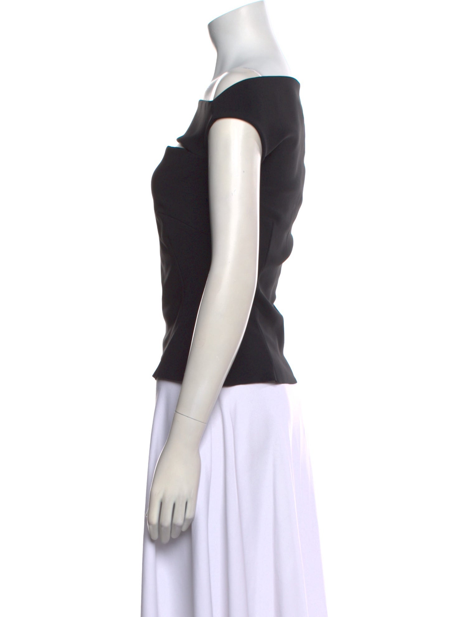 La Petite Robe di Chiara Boni Off-The-Shoulder Short Sleeve Top