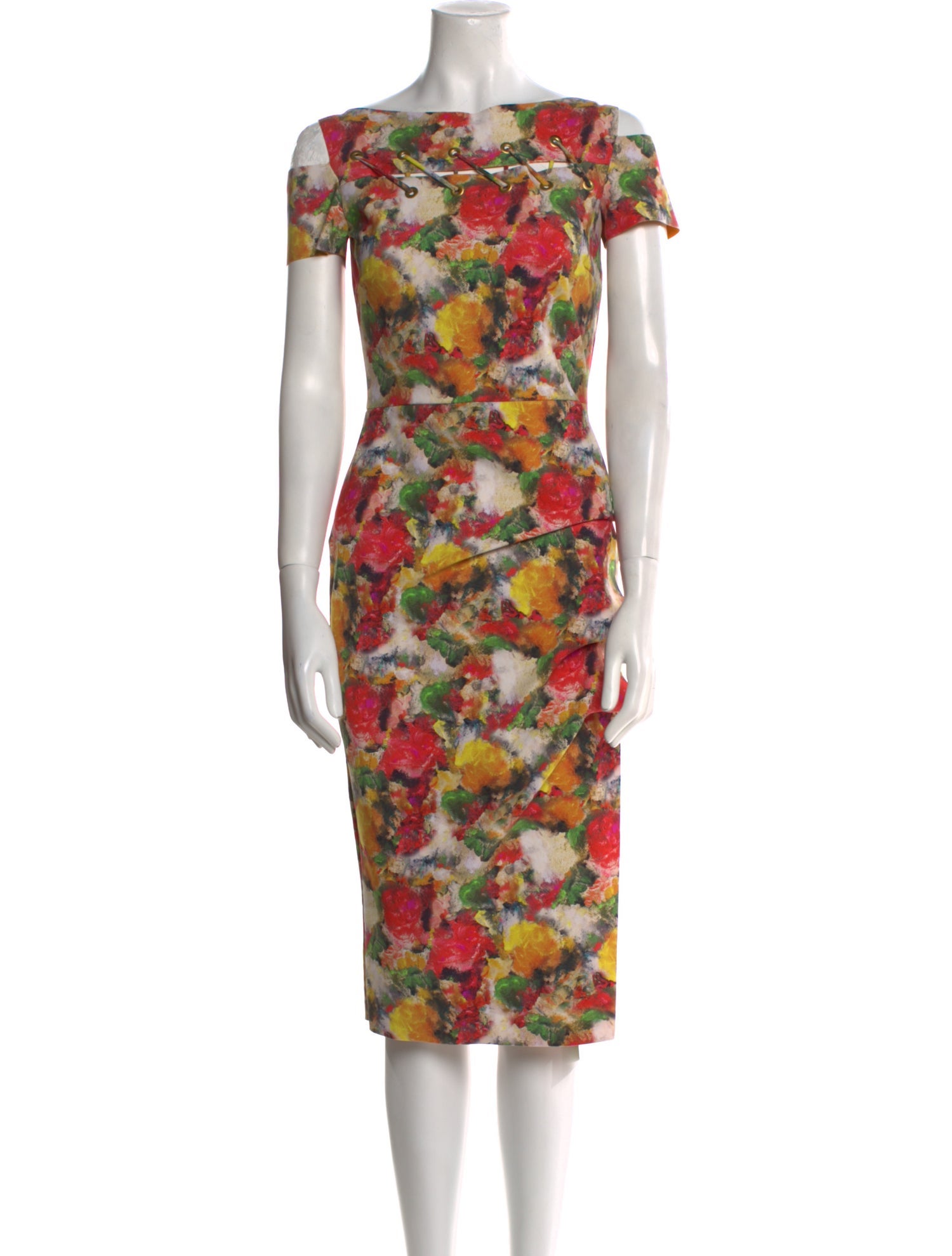 La Petite Robe di Chiara Boni Floral Print Midi Length Dress