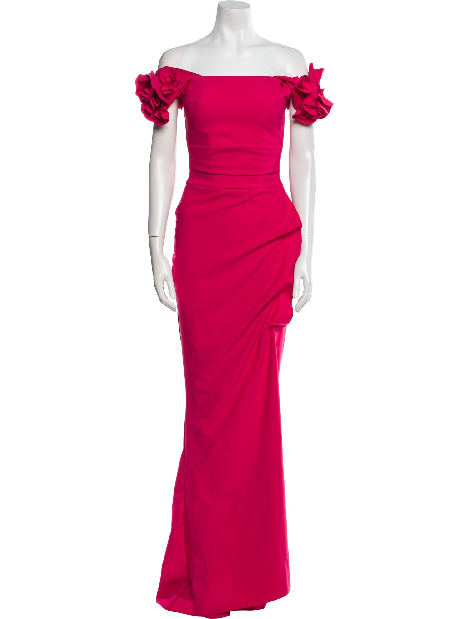 La Petite Robe di Chiara Boni Off-The-Shoulder Long Dress