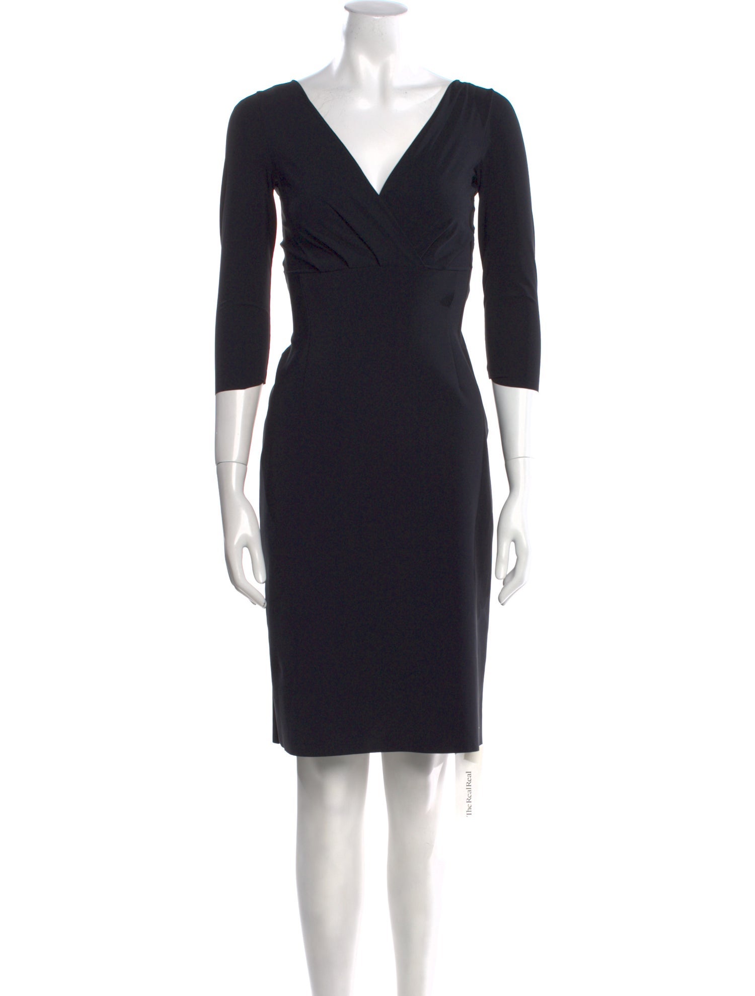 La Petite Robe di Chiara Boni V-Neck Knee-Length Dress