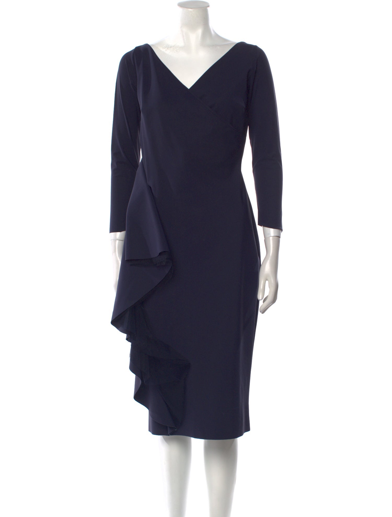 La Petite Robe di Chiara Boni V-Neck Midi Length Dress