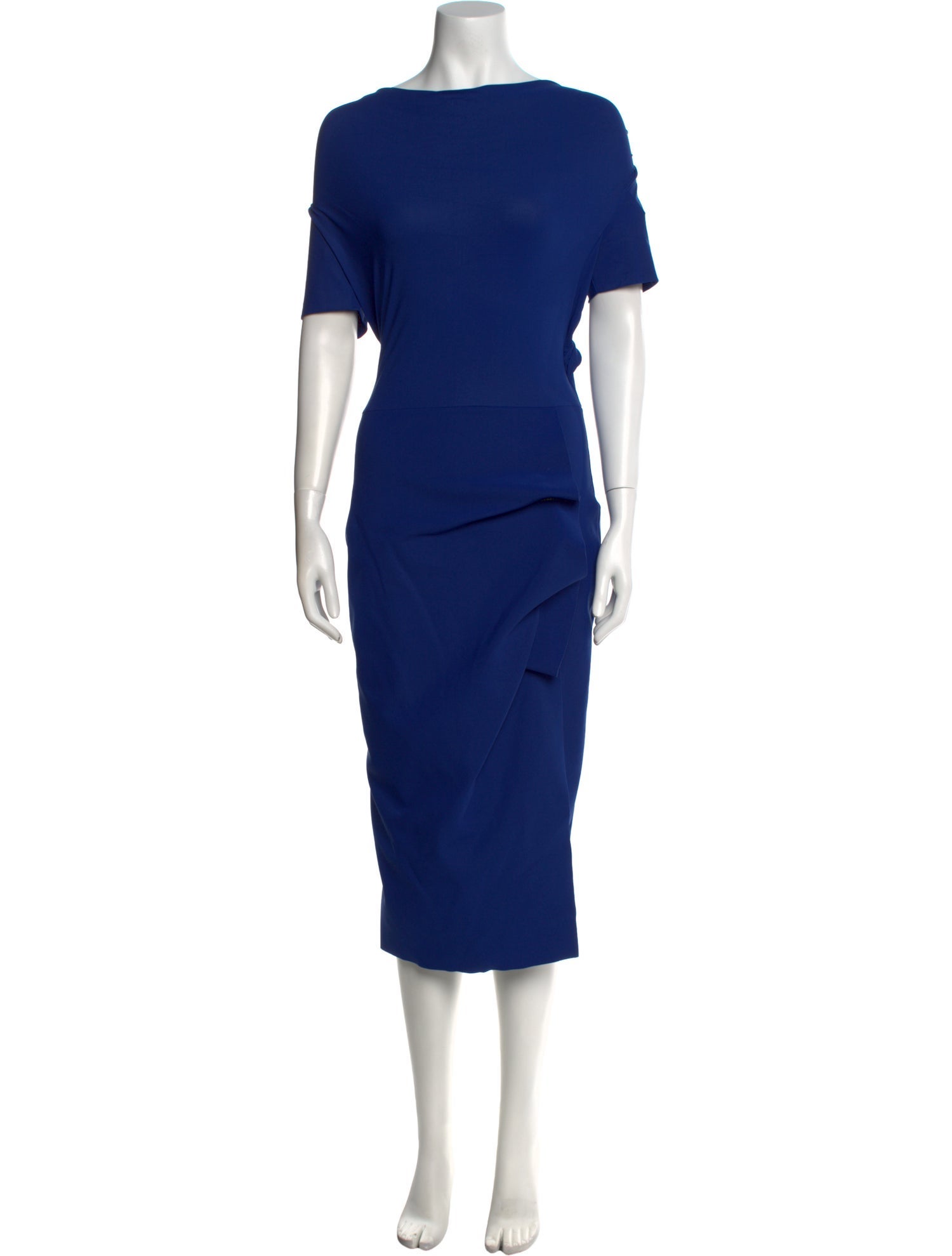 La Petite Robe di Chiara Boni Bateau Neckline Midi Length Dress