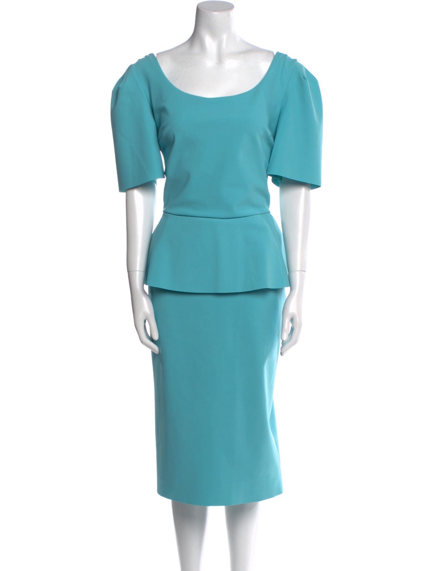 La Petite Robe di Chiara Boni Scoop Neck Midi Length Dress