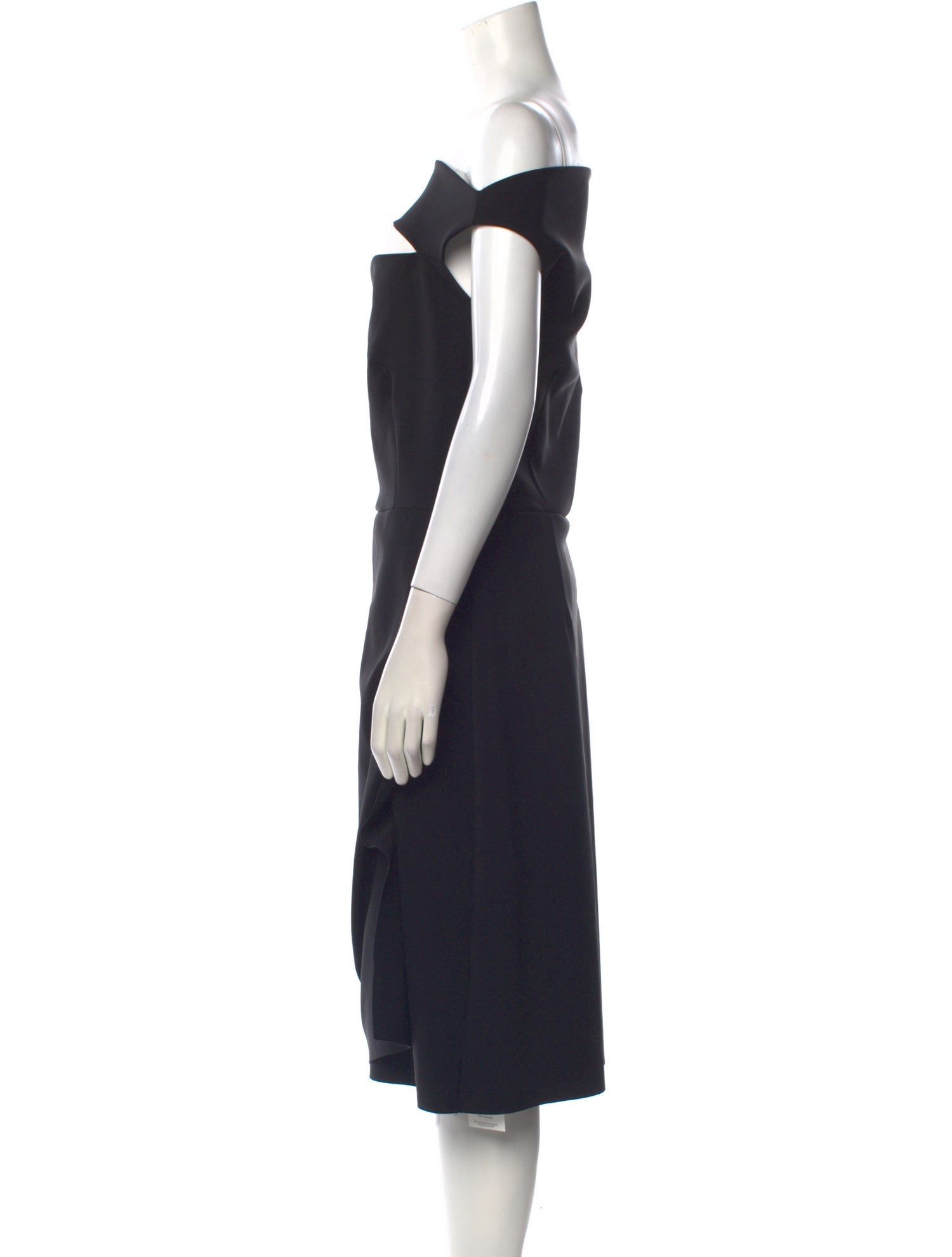 La Petite Robe di Chiara Boni Off-The-Shoulder Midi Length Dress