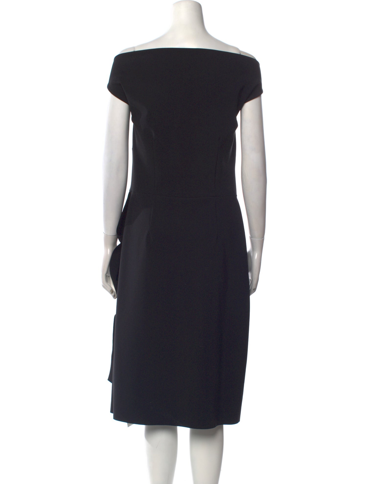 La Petite Robe di Chiara Boni Off-The-Shoulder Midi Length Dress