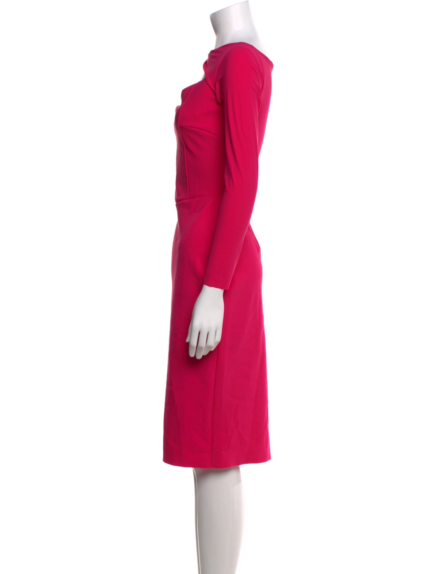 La Petite Robe di Chiara Boni Bateau Neckline Knee-Length Dress