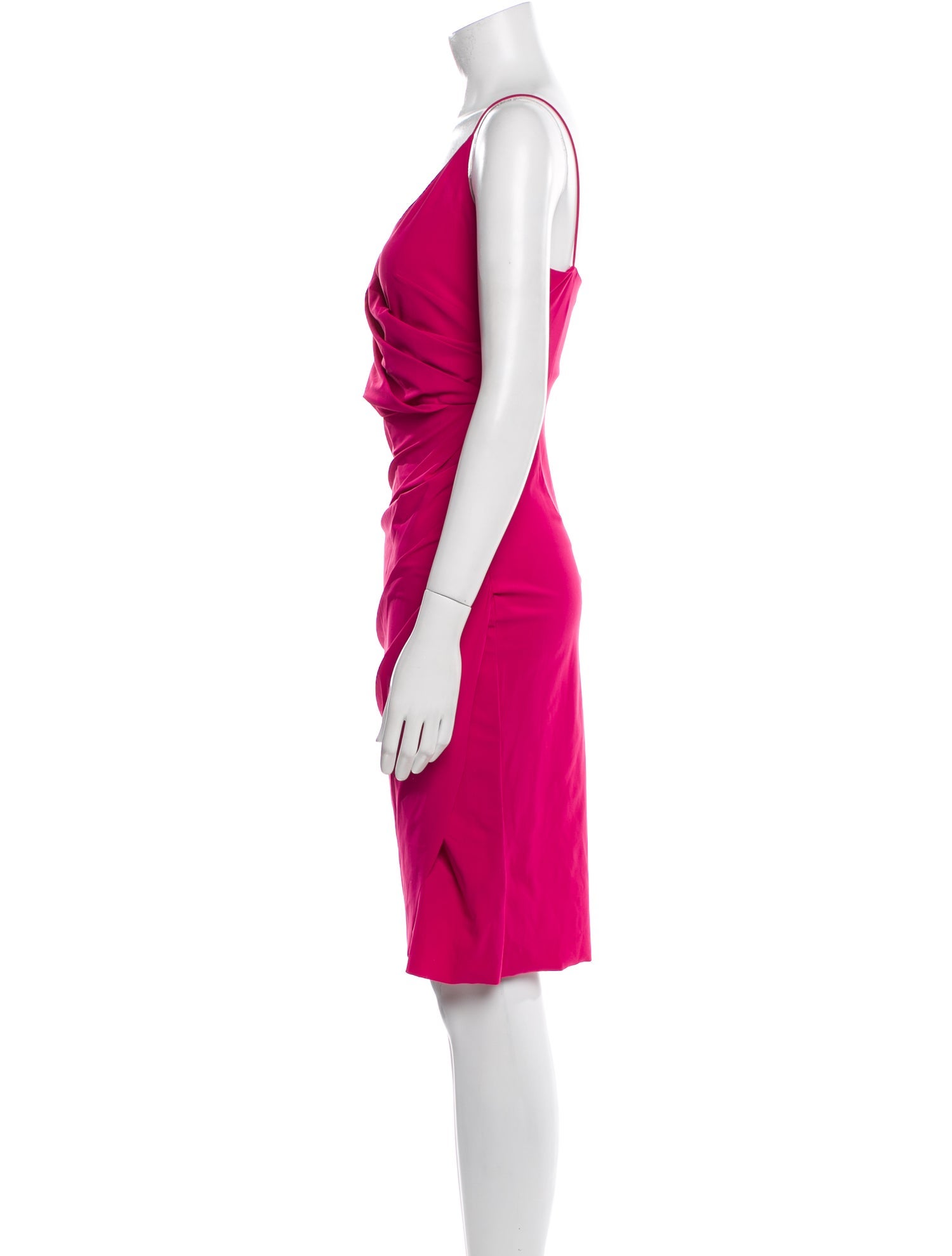 La Petite Robe di Chiara Boni Cowl Neck Knee-Length Dress