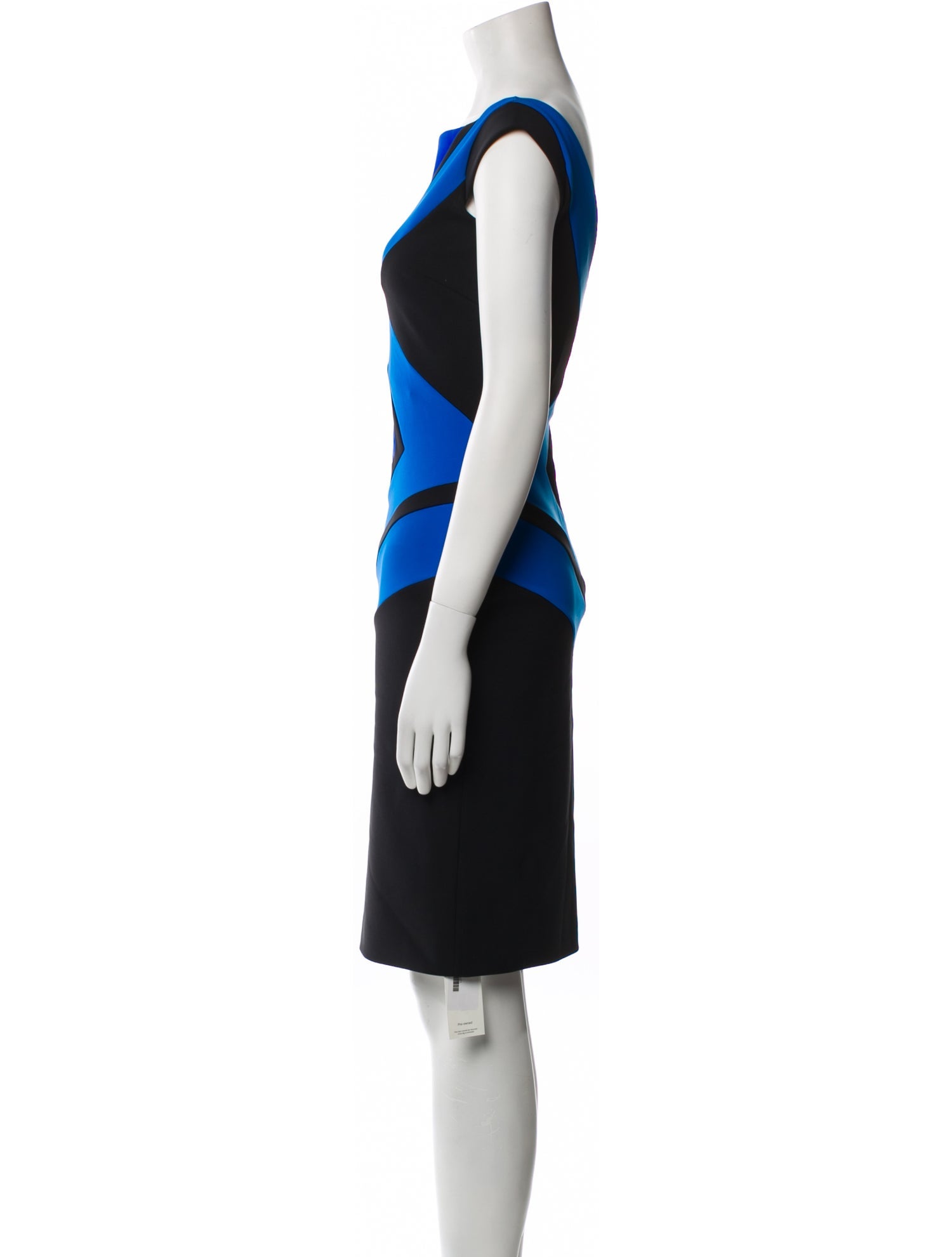 La Petite Robe di Chiara Boni Colorblock Pattern Knee-Length Dress