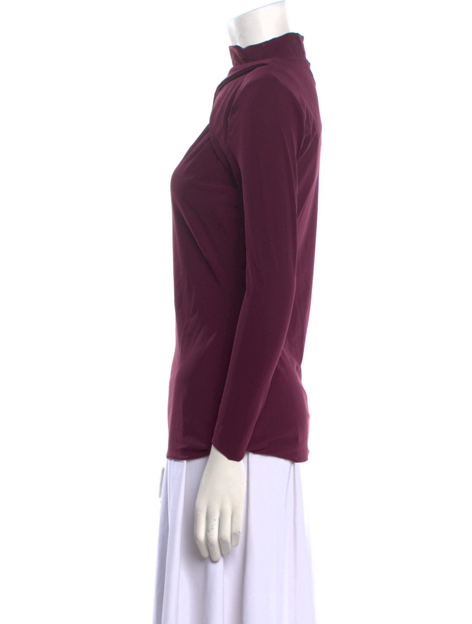 La Petite Robe di Chiara Boni Mock Neck Long Sleeve Top