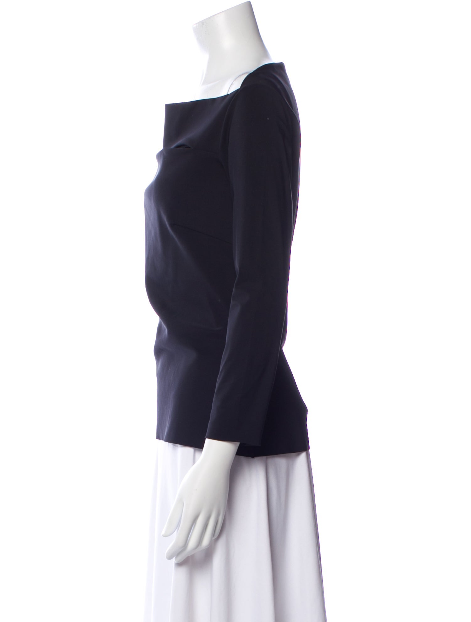 La Petite Robe di Chiara Boni Off-The-Shoulder Three-Quarter Sleeve Top