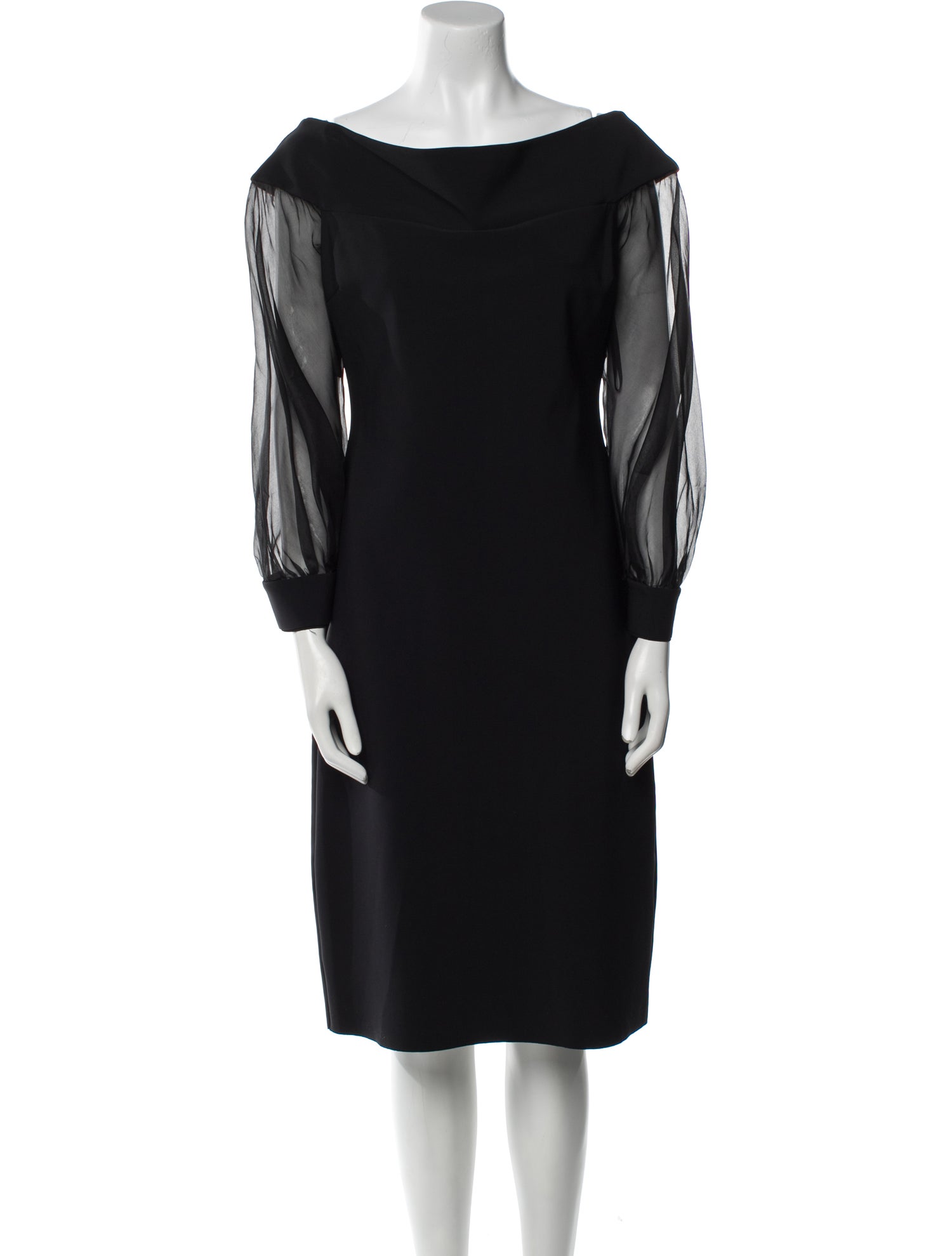 La Petite Robe di Chiara Boni Bateau Neckline Knee-Length Dress