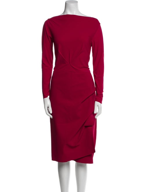 La Petite Robe di Chiara Boni Bateau Neckline Knee-Length Dress