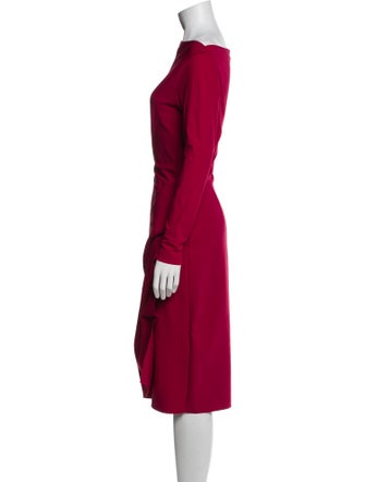 La Petite Robe di Chiara Boni Bateau Neckline Knee-Length Dress