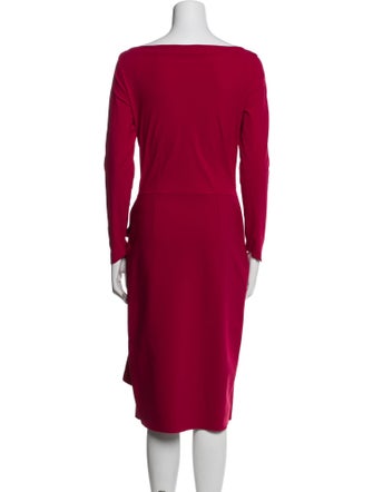 La Petite Robe di Chiara Boni Bateau Neckline Knee-Length Dress