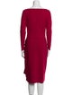 La Petite Robe di Chiara Boni Bateau Neckline Knee-Length Dress