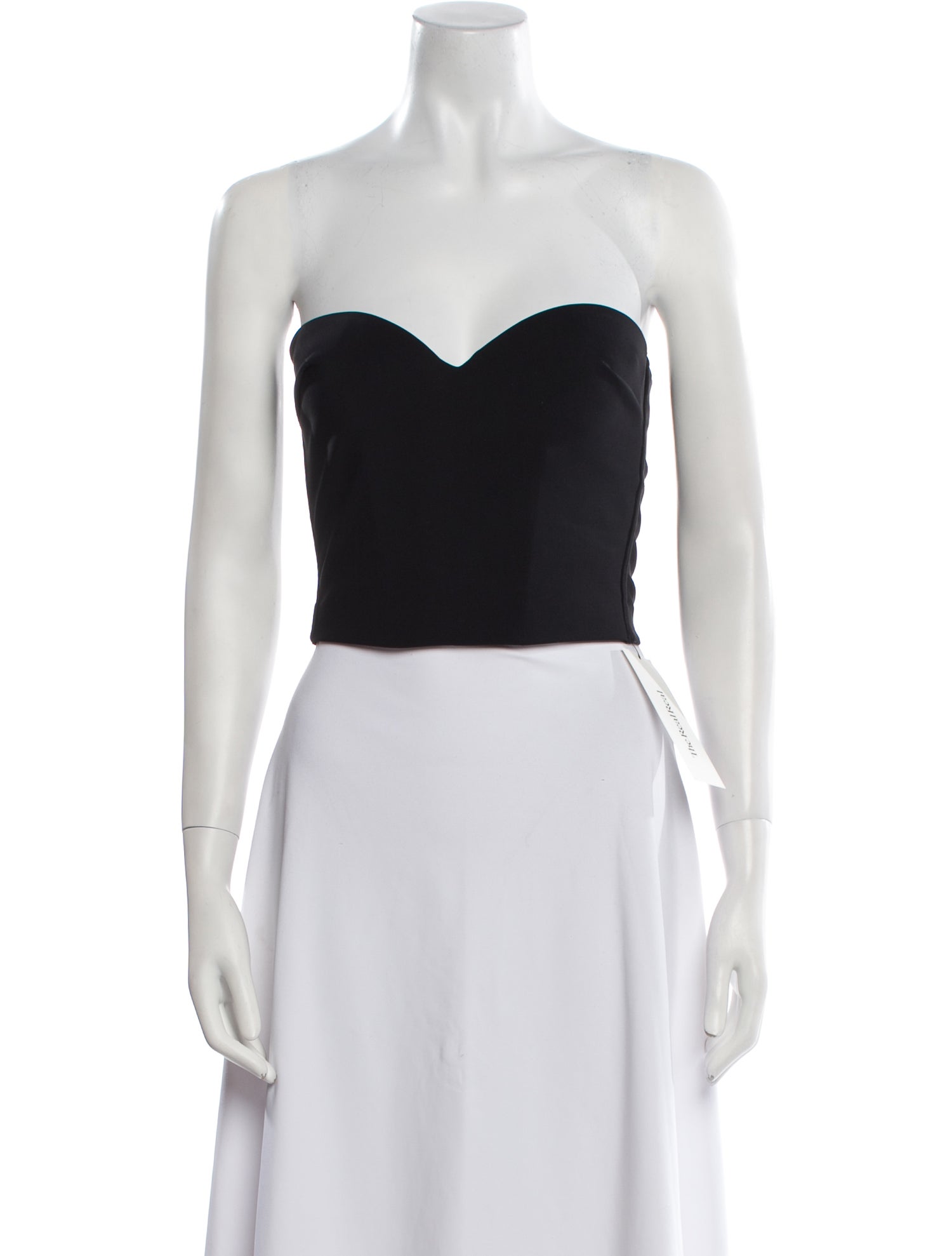 La Petite Robe di Chiara Boni Strapless Crop Top