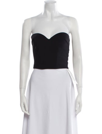 La Petite Robe di Chiara Boni Strapless Crop Top