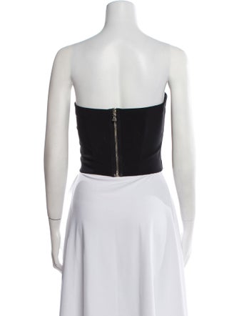 La Petite Robe di Chiara Boni Strapless Crop Top