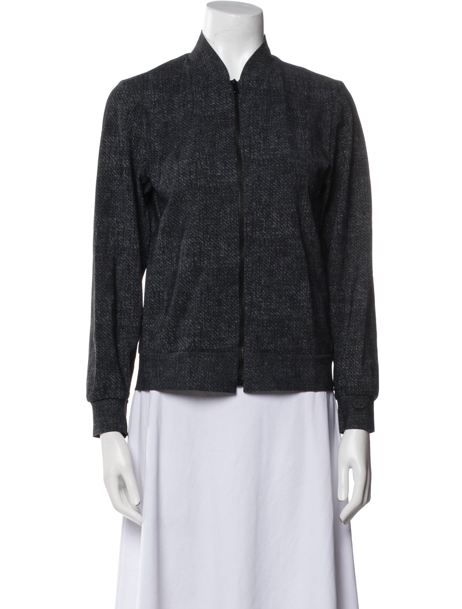 La Petite Robe di Chiara Boni Tweed Pattern Evening Jacket