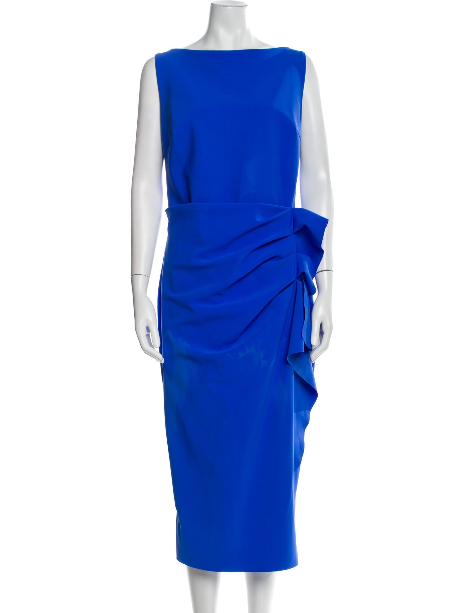 La Petite Robe di Chiara Boni Bateau Neckline Midi Length Dress