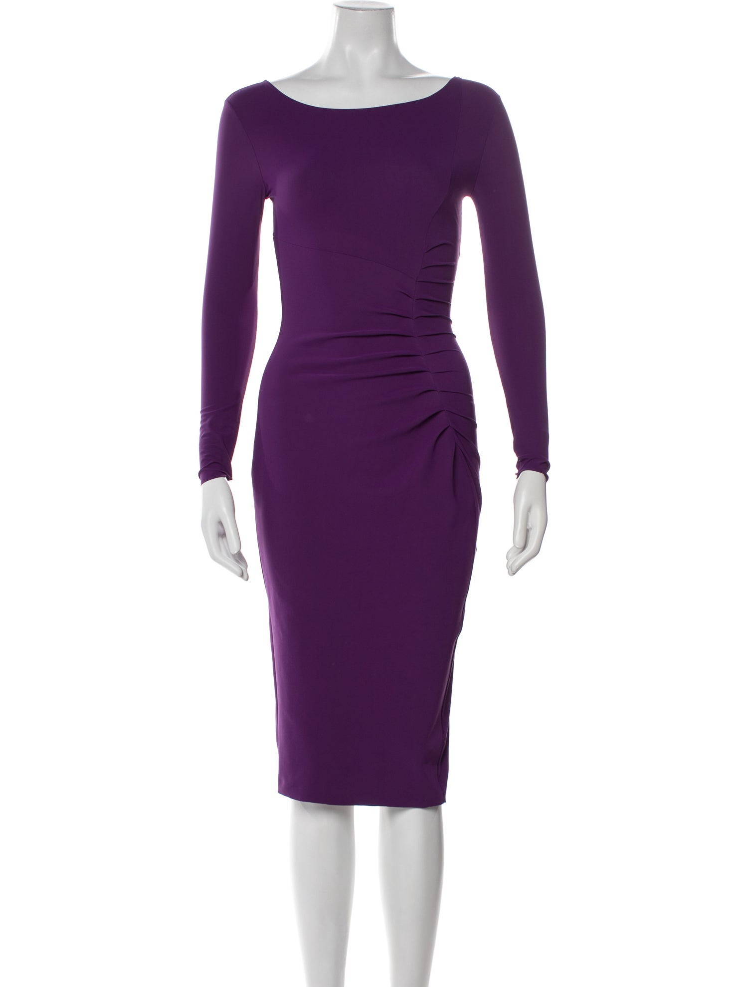 La Petite Robe di Chiara Boni Bateau Neckline Knee-Length Dress