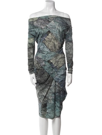 La Petite Robe di Chiara Boni Animal Print Knee-Length Dress