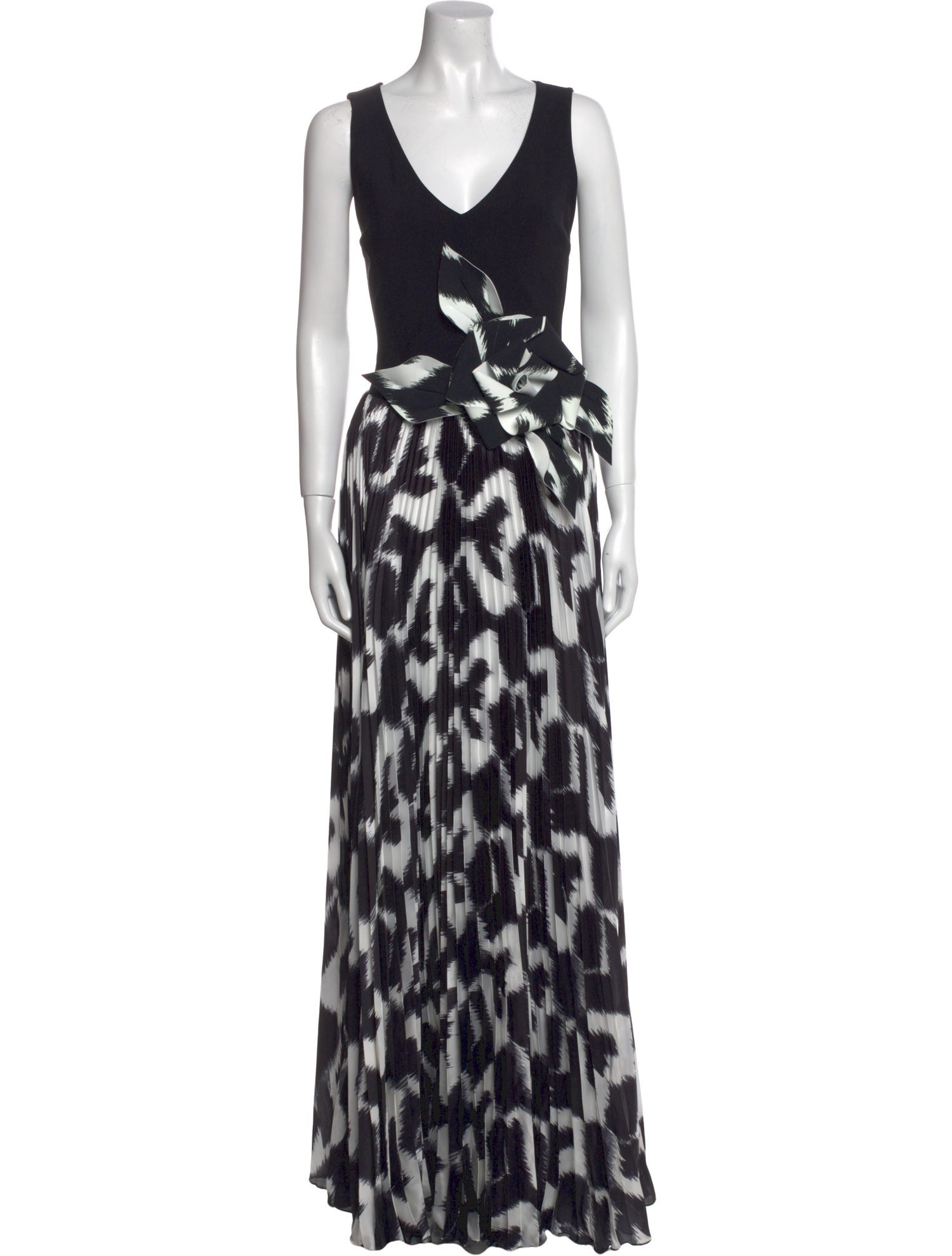 La Petite Robe di Chiara Boni Printed Long Dress w/ Tags