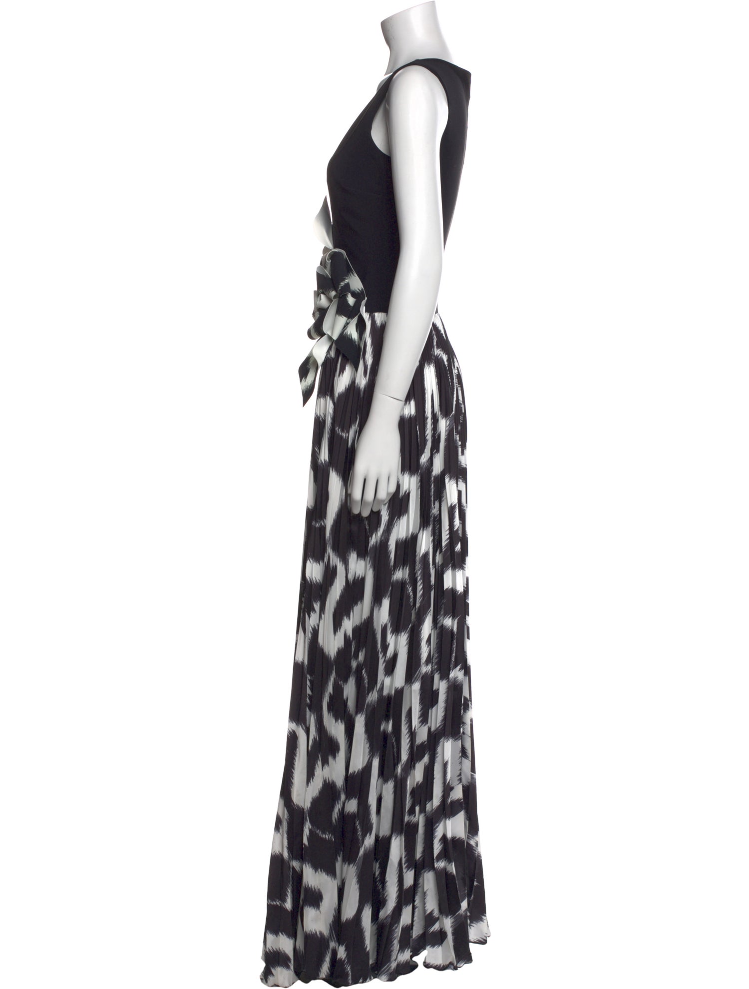 La Petite Robe di Chiara Boni Printed Long Dress w/ Tags