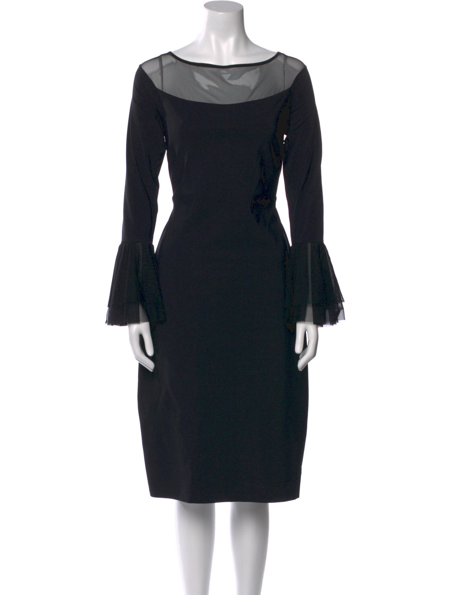 La Petite Robe di Chiara Boni Bateau Neckline Midi Length Dress