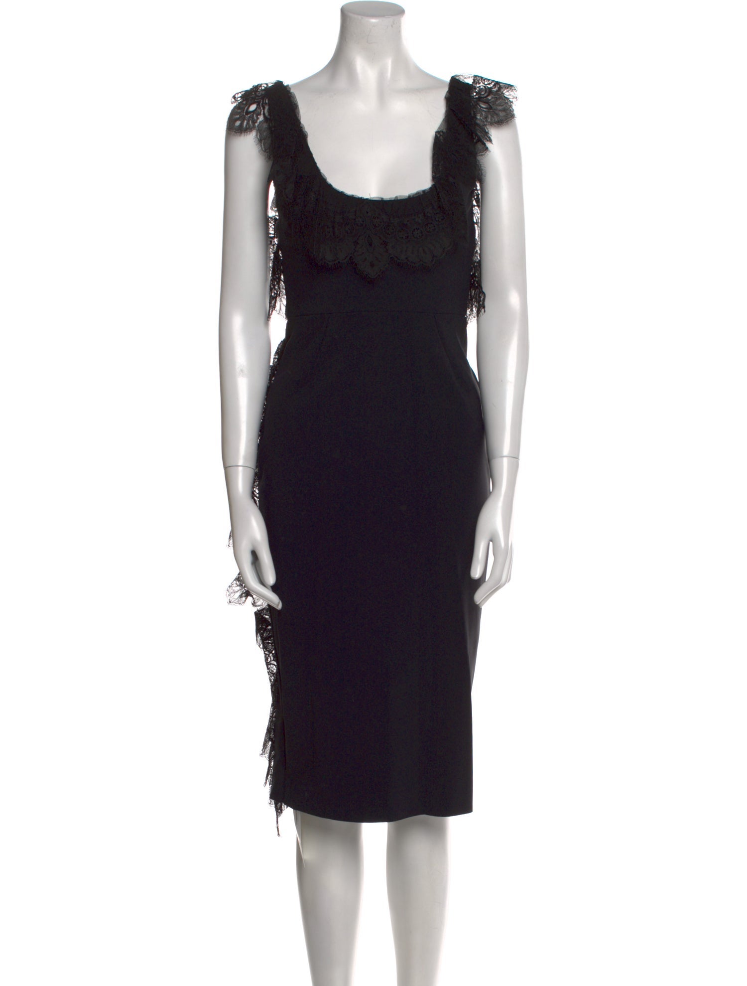 La Petite Robe di Chiara Boni Square Neckline Midi Length Dress