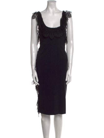 La Petite Robe di Chiara Boni Square Neckline Midi Length Dress