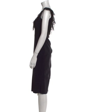La Petite Robe di Chiara Boni Square Neckline Midi Length Dress