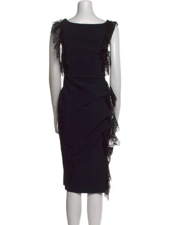 La Petite Robe di Chiara Boni Square Neckline Midi Length Dress